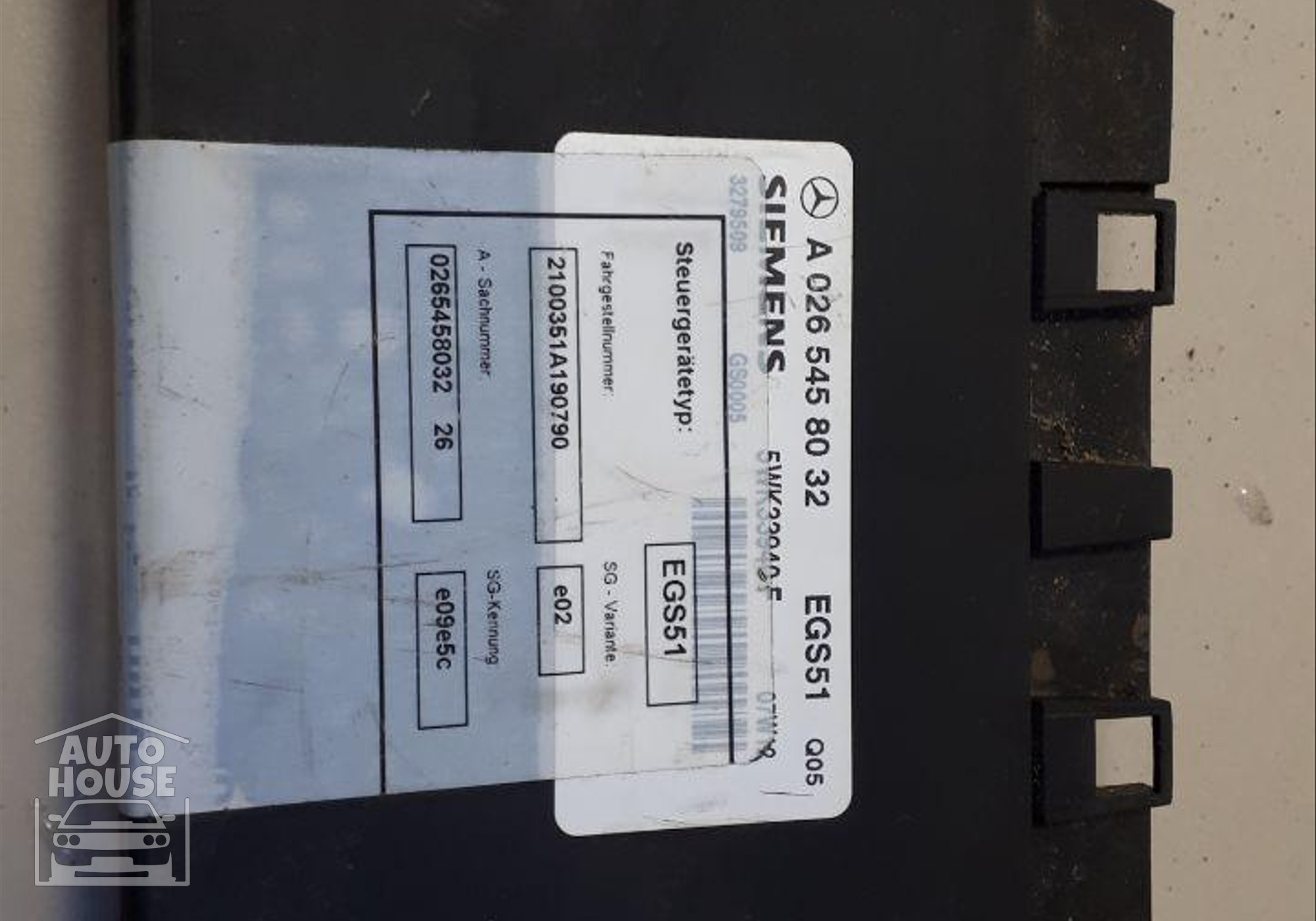 0265458032 Блок управления АКПП для Mercedes-Benz CLK-class C208 (с 1997 по 2002)