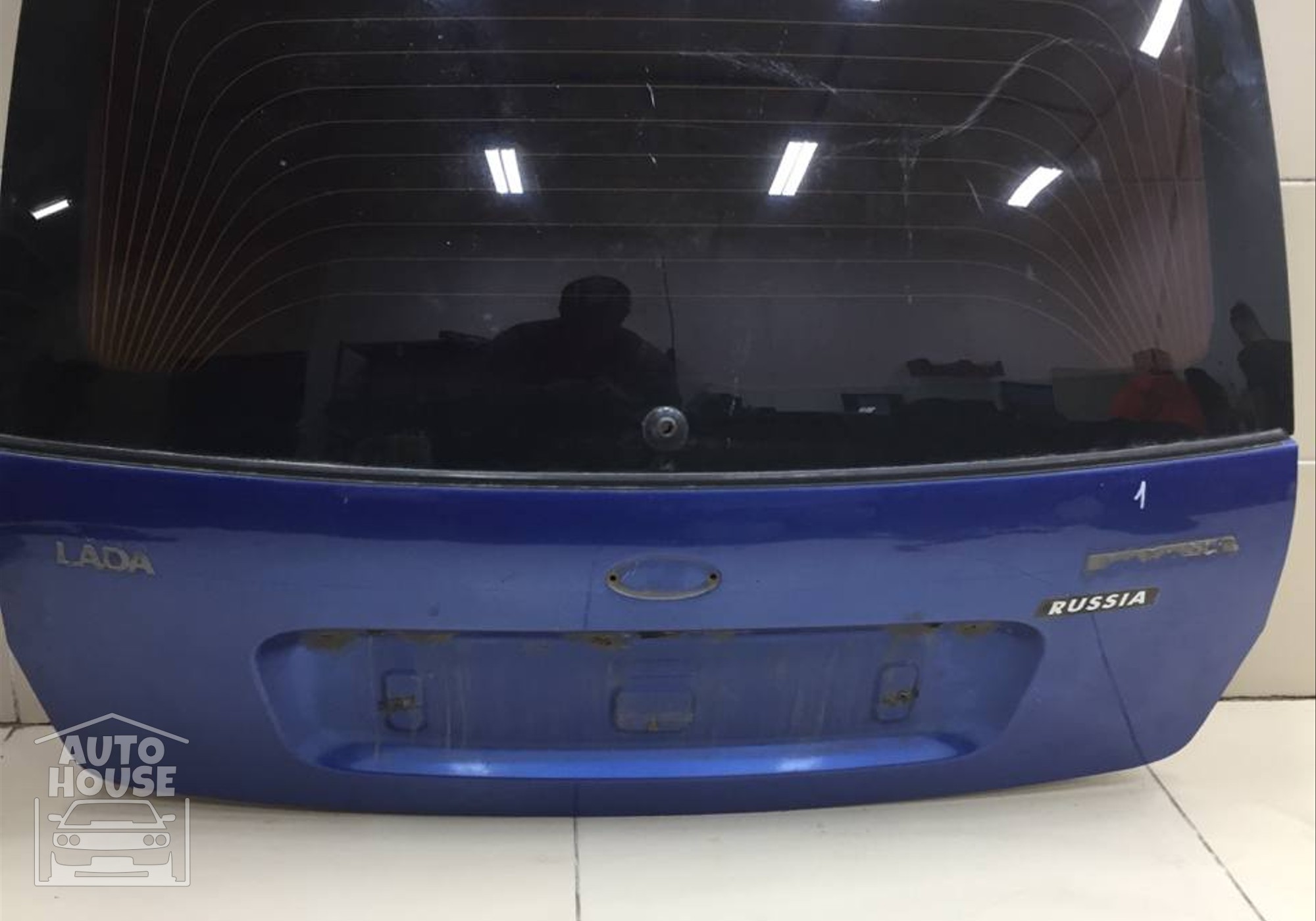 Дверь багажника со стеклом хэтчбек для Lada Kalina I (с 2004 по 2013)
