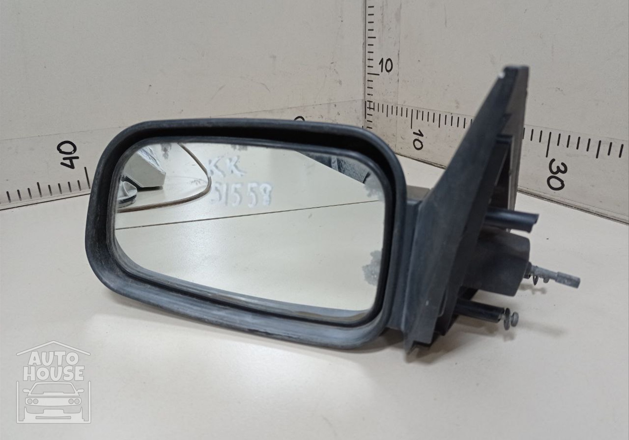 Зеркало заднего вида боковое левое механическое для Lada 2110