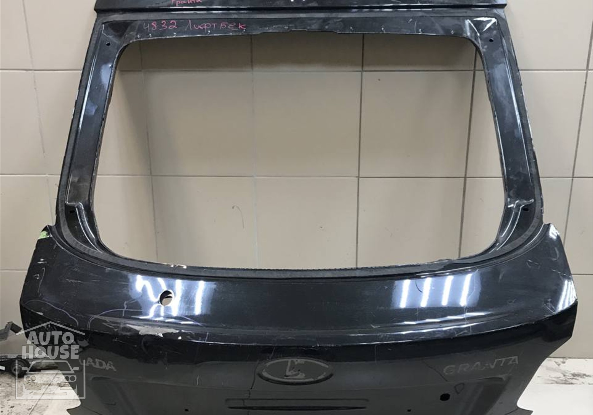 Дверь багажника без стекла для Lada Granta (с 2011)