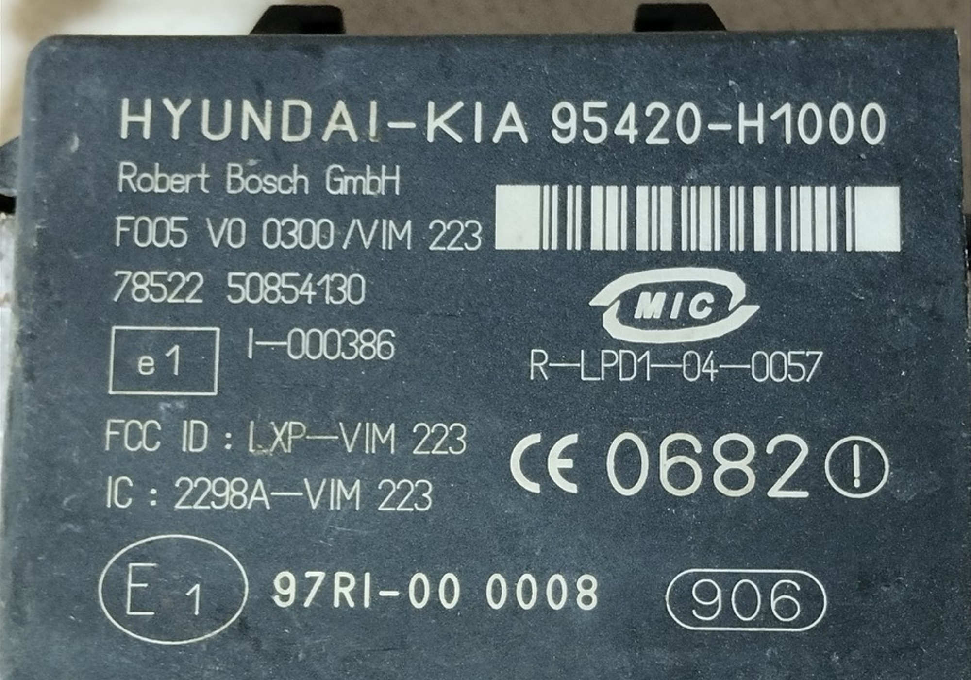 95420H1000 Иммобилайзер для Hyundai Sonata