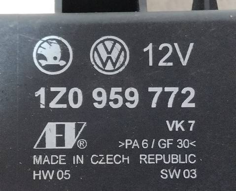 1Z0959772 Блок управления подогревом сидений для Seat Alhambra II (с 2010)