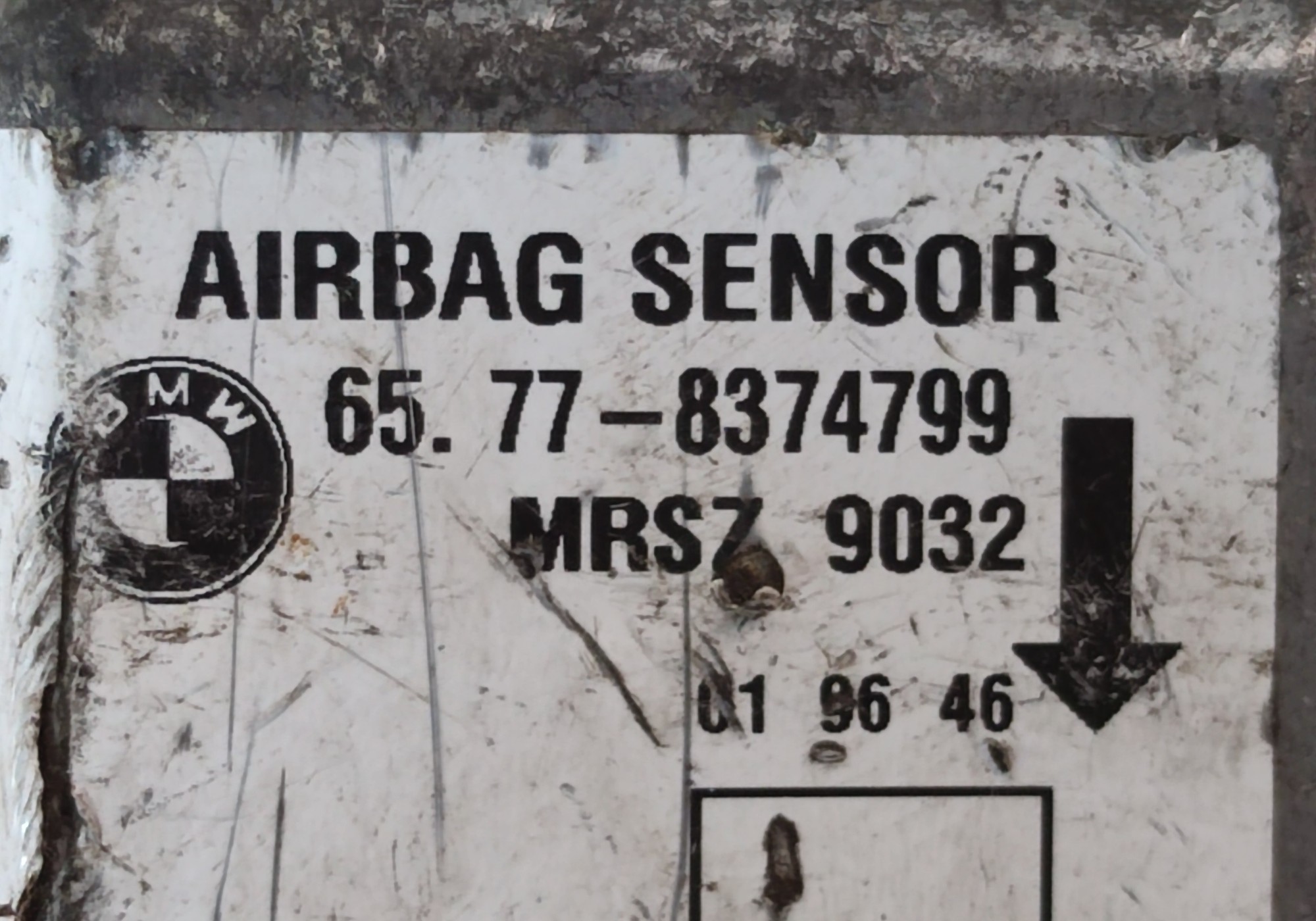 65778374799 Блок управления подушками безопасности для BMW 3 E36 (с 1990 по 2000)