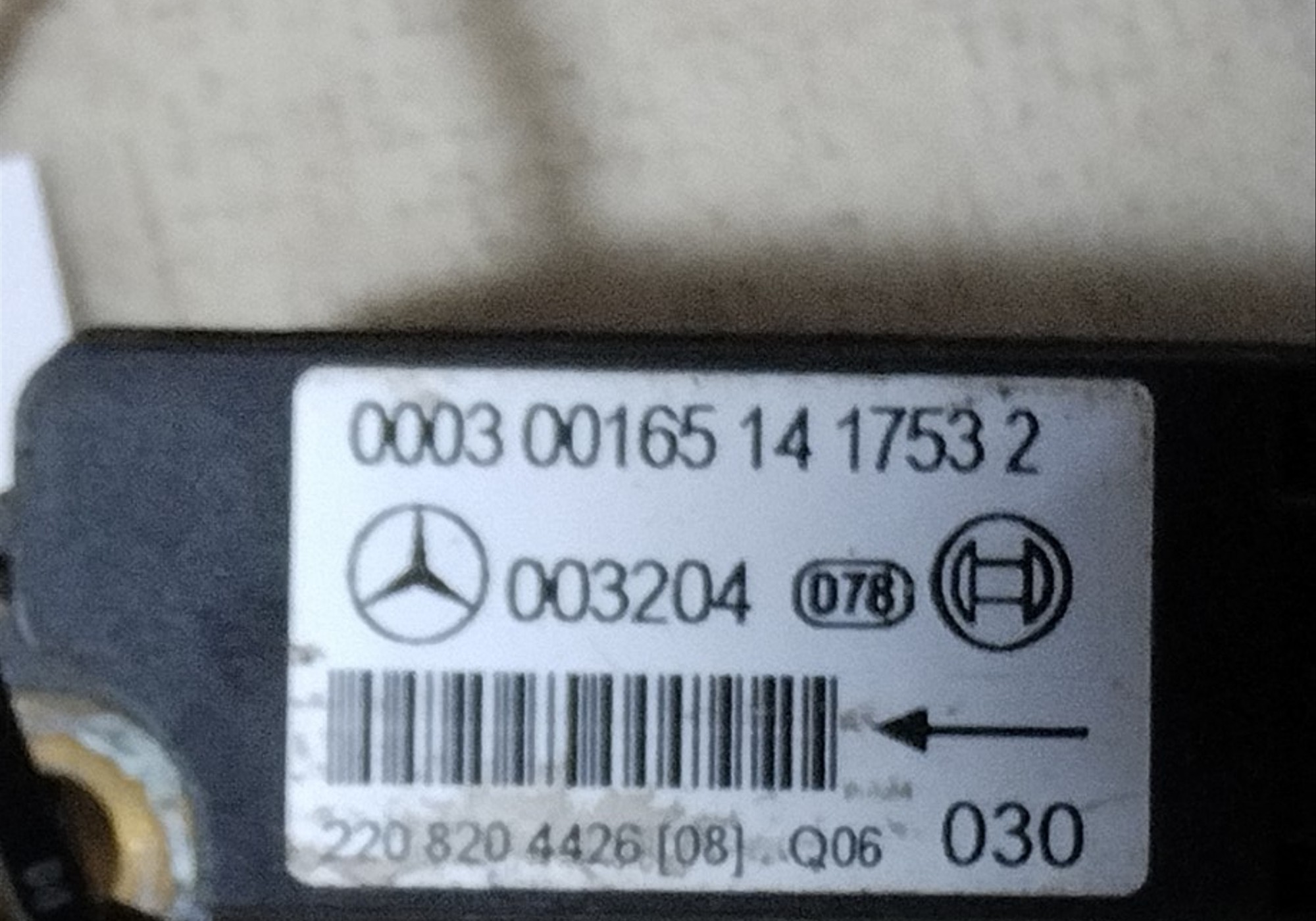 2208204426 Датчик удара для Mercedes-Benz