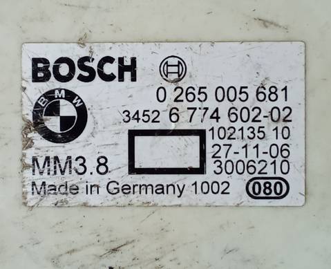 677460202 Датчик ускорения для BMW 5 E60/E61 (с 2004 по 2010)