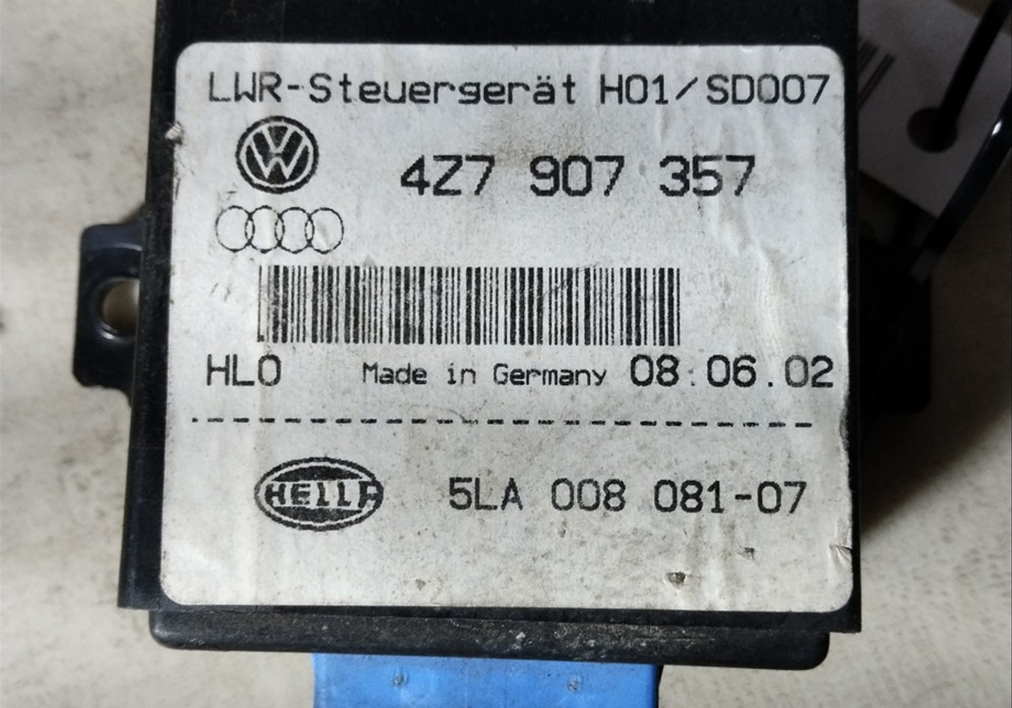 4Z7907357 Блок управления светом для Skoda