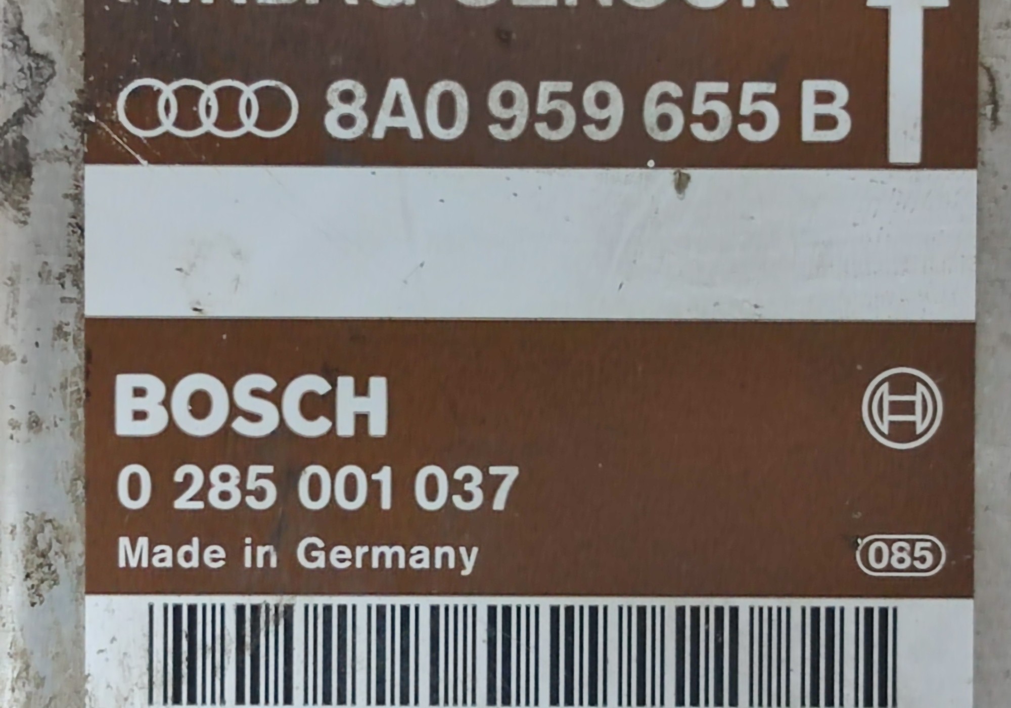 8A0959655B Блок управления подушками безопасности для Audi 80