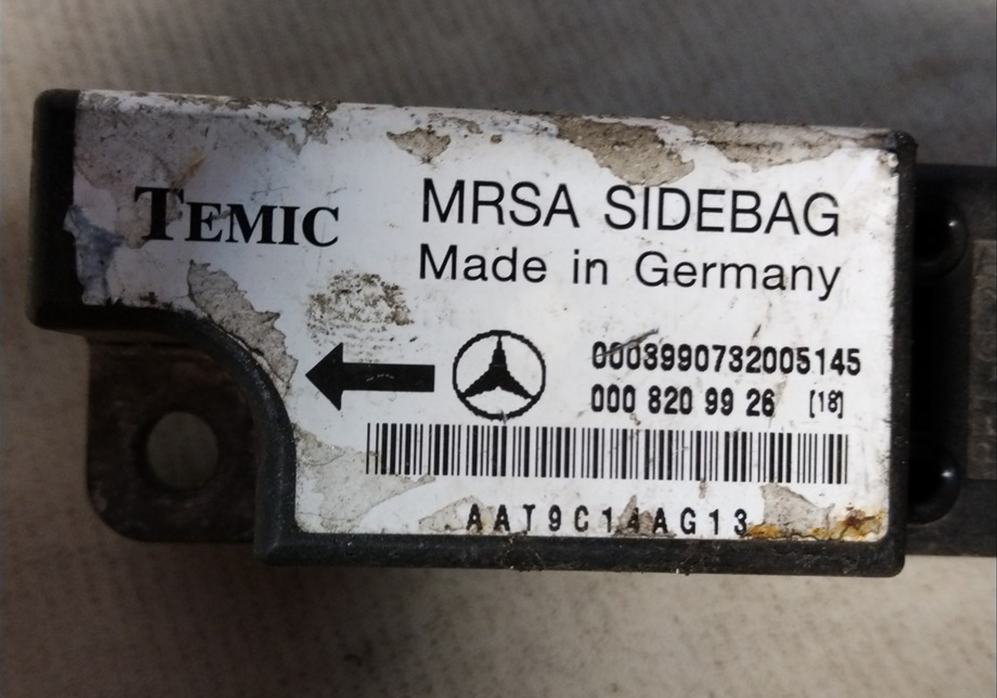 0008209926 Датчик удара для Mercedes-Benz C-class W202 (с 1993 по 2001)