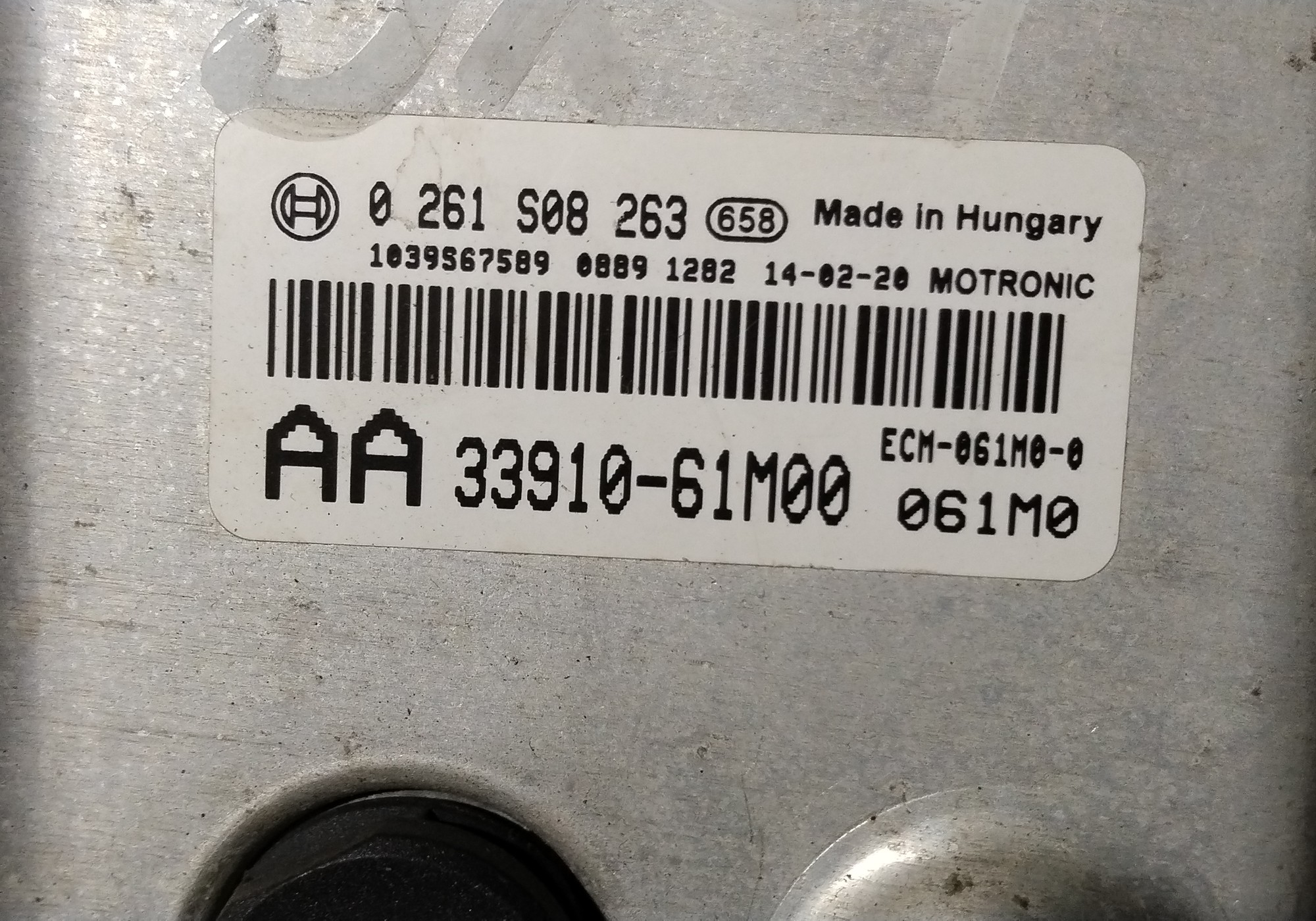 3391061M00 Блок управления двигателем для Suzuki Vitara