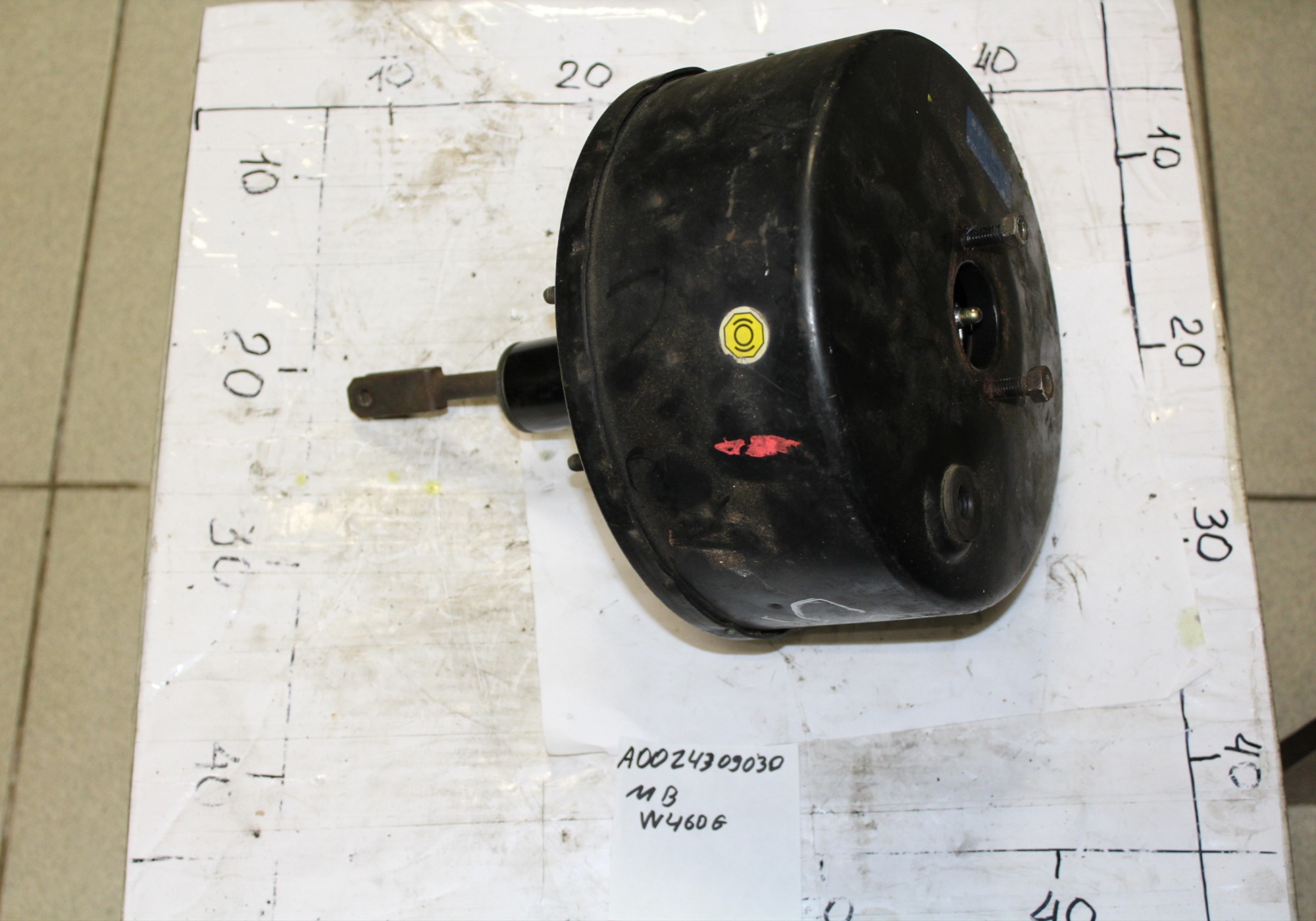 A0024309030 Усилитель тормозов вакуумный для Mercedes-Benz T1 (с 1977 по 1996)