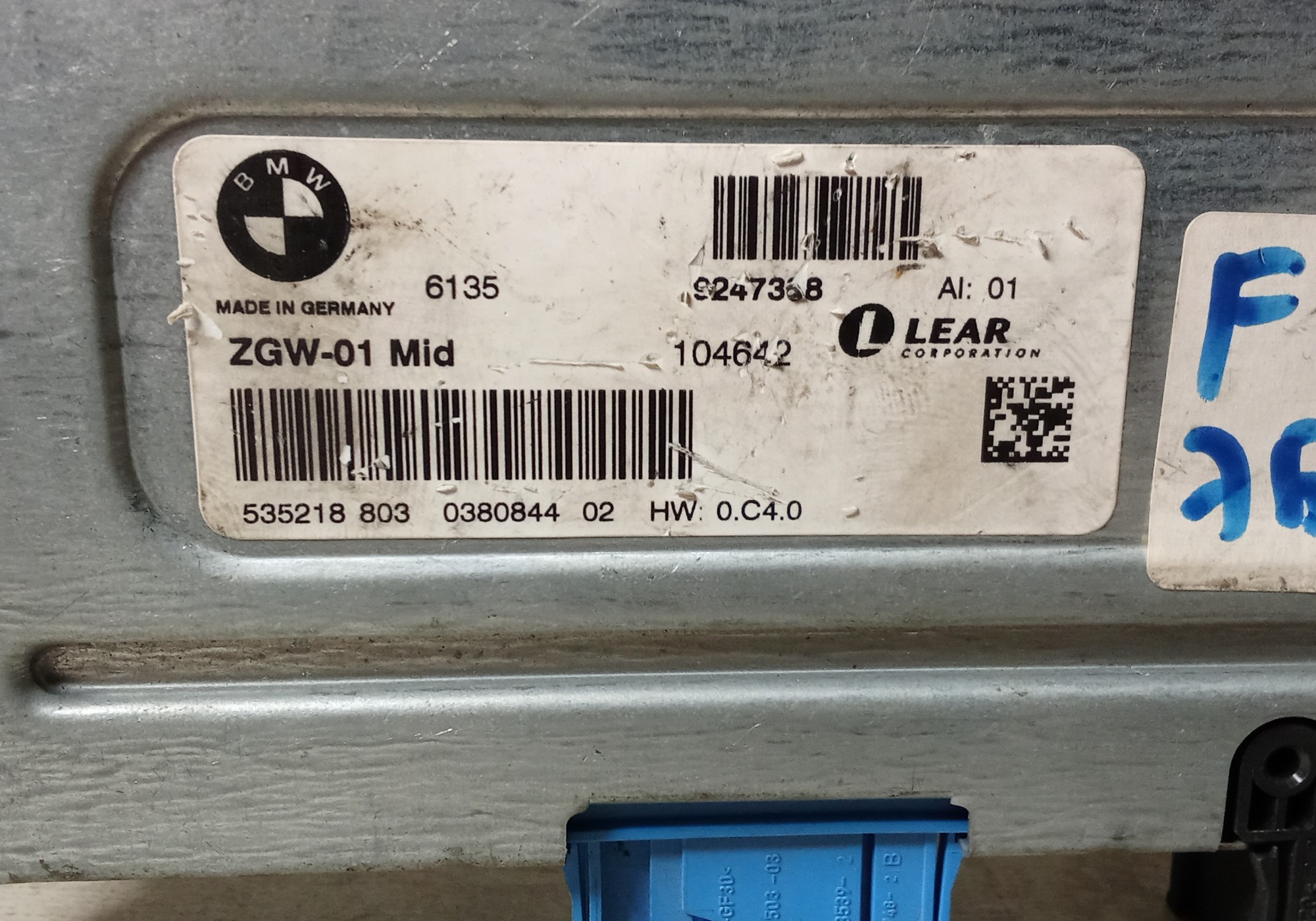 9247398 Блок управления светом для BMW 6
