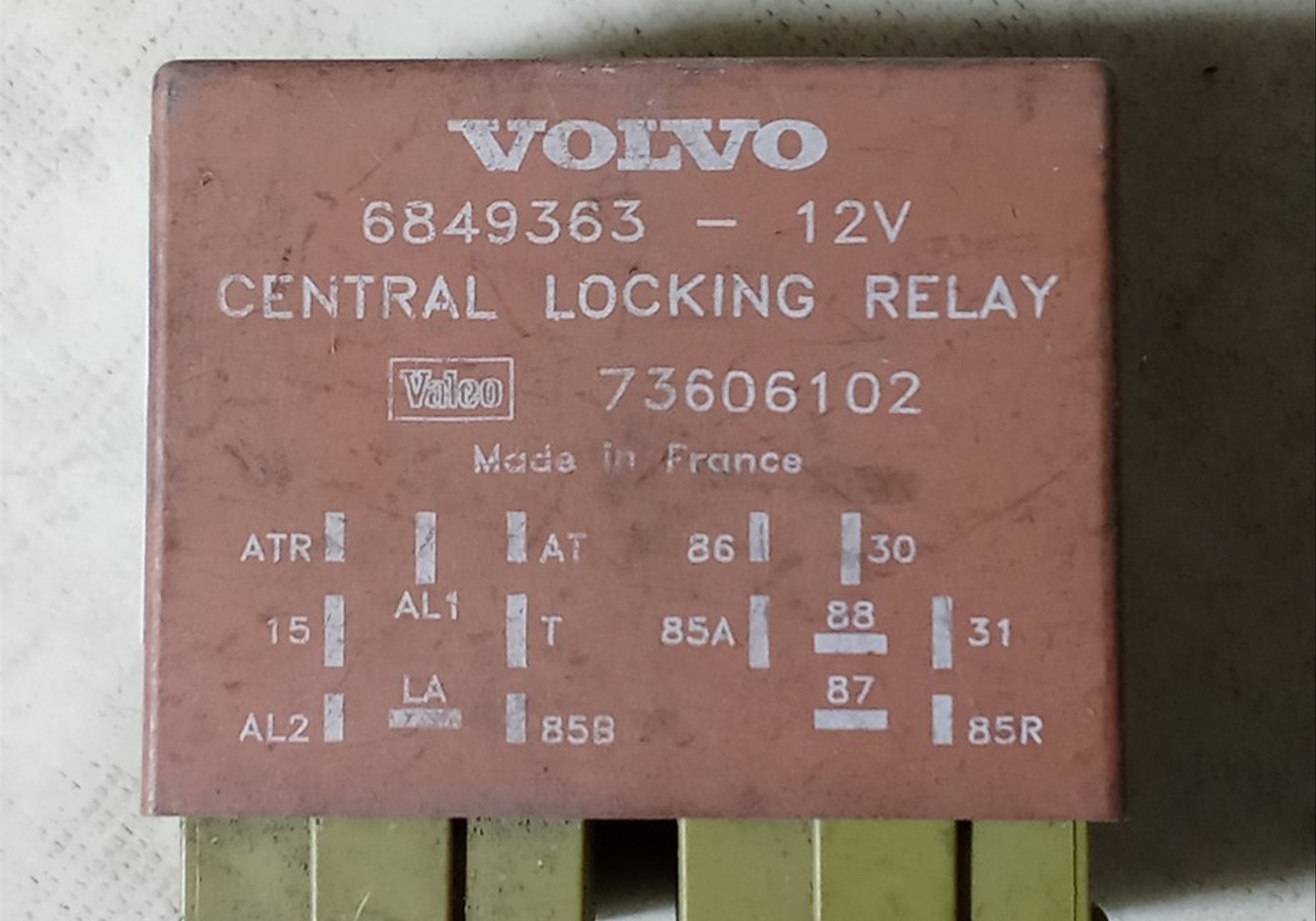 6849363 Реле центрального замка для Volvo 850 (с 1991 по 1997)