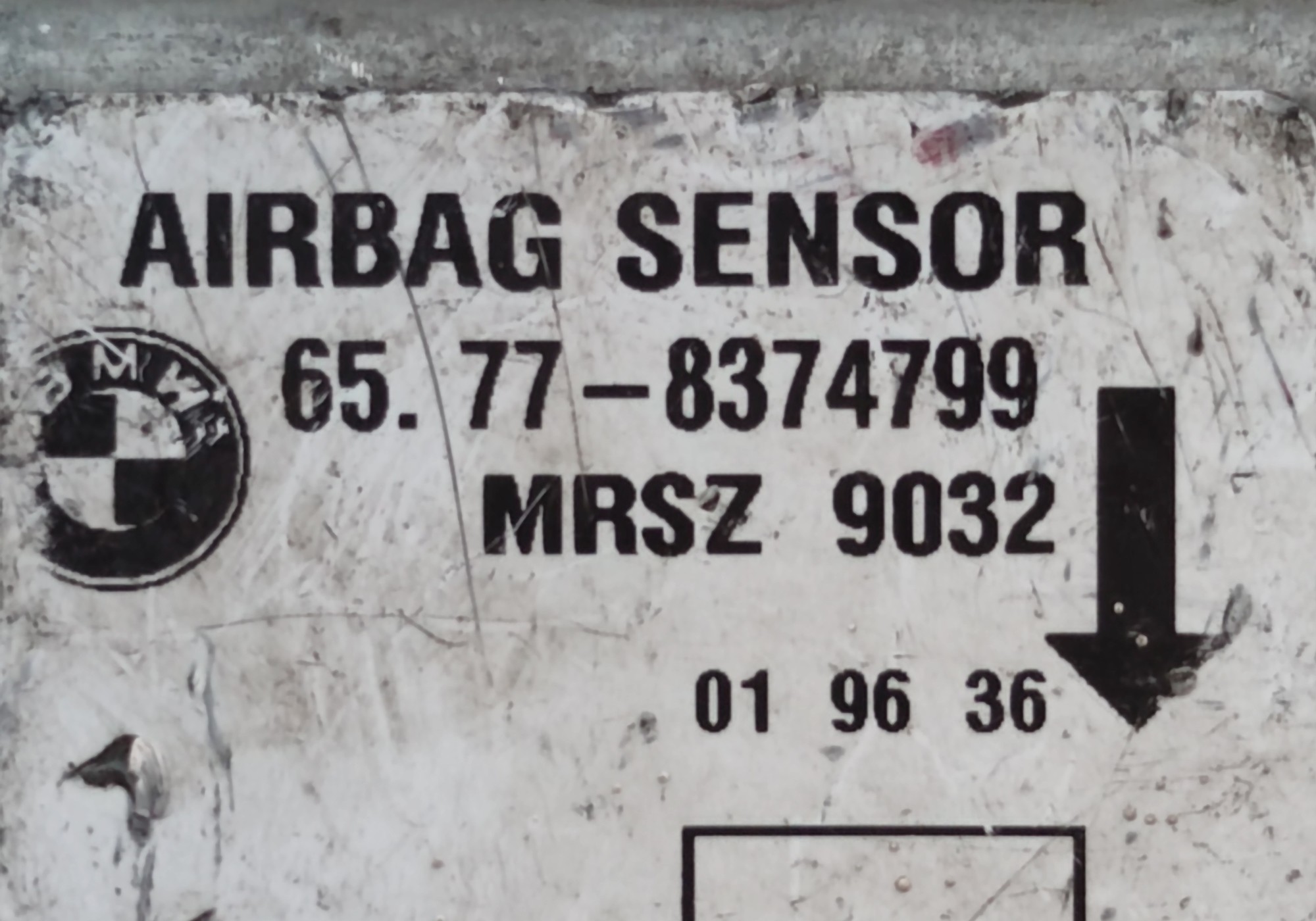 65778374799 Блок управления подушками безопасности для BMW Z3