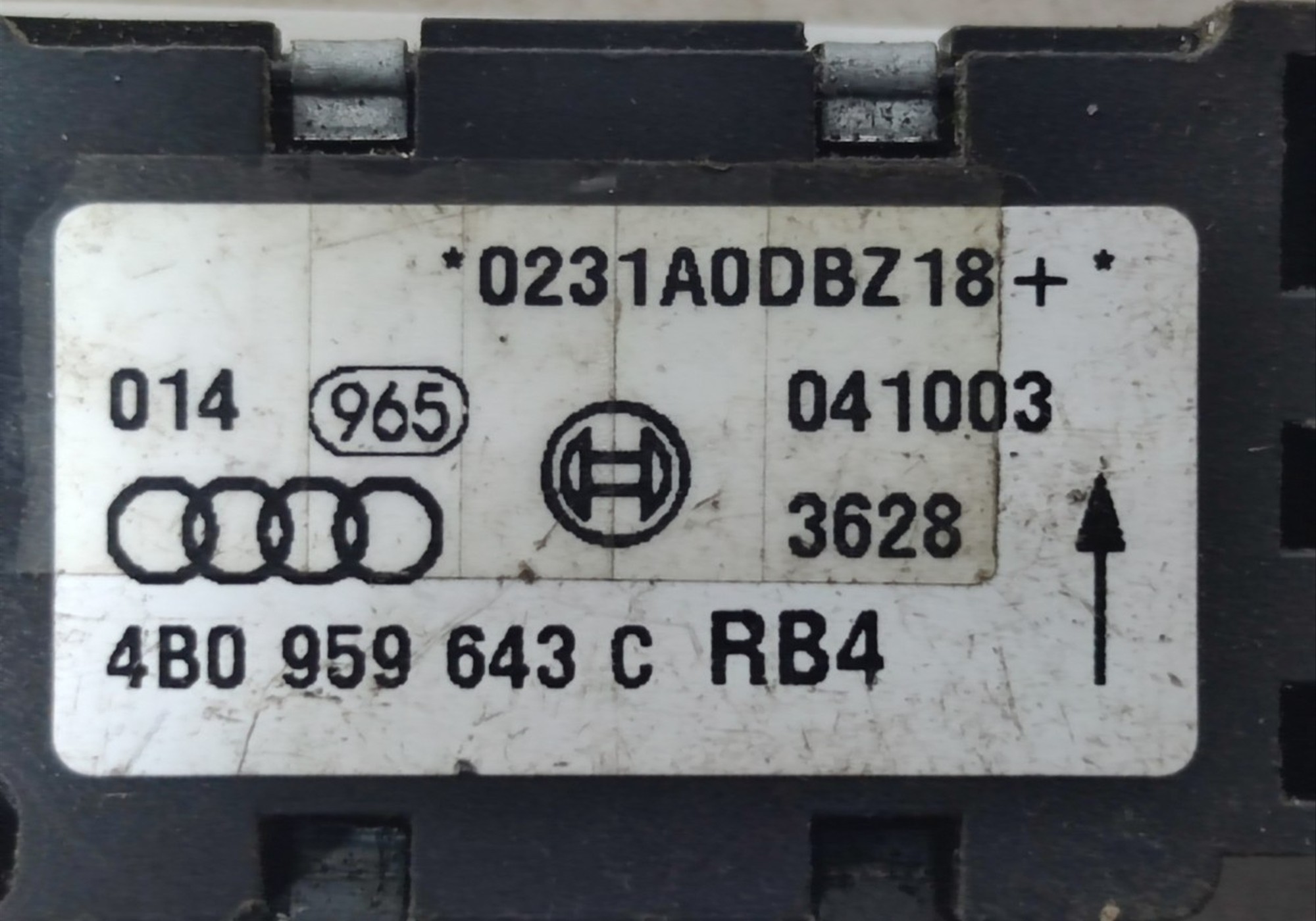 4B0959643C Датчик удара для Volkswagen Touareg