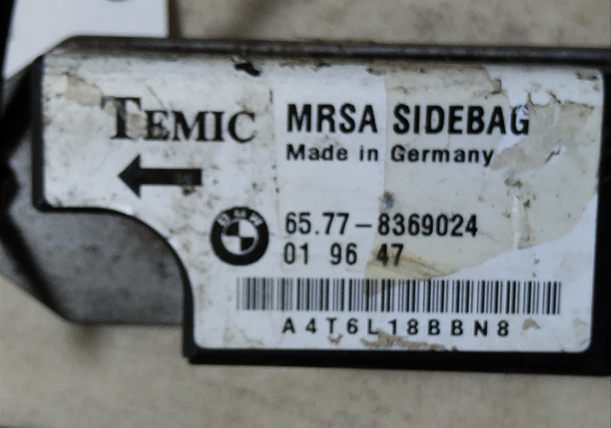 65778369024 Датчик удара для BMW 7