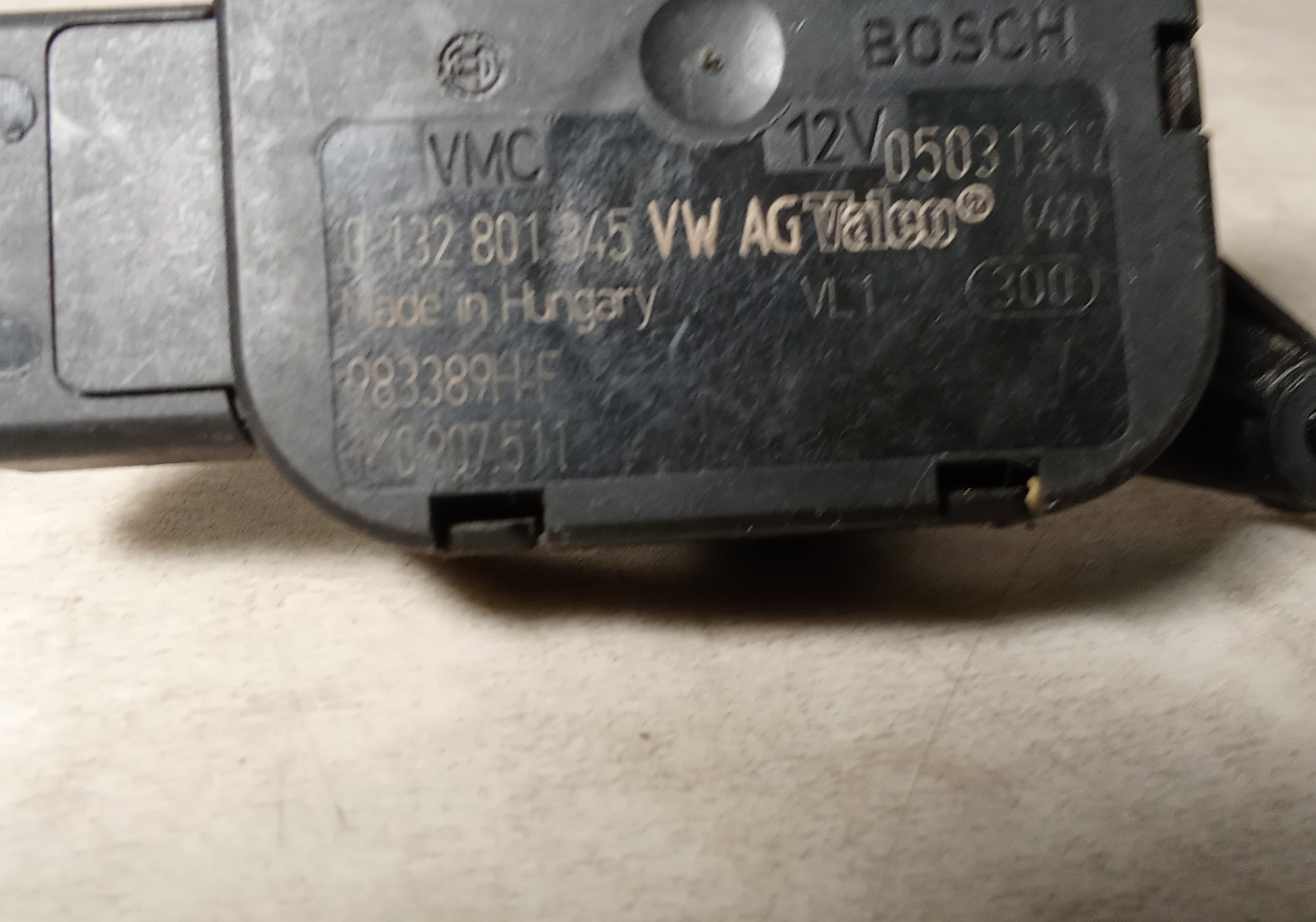 0132801345 Привод заслонок отопителя для Audi RS Q3