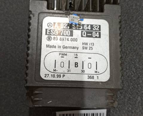 A0275456432 Блок управления отопителем для Mercedes-Benz