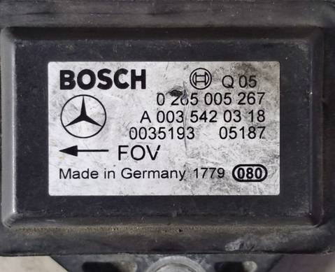 0265005267 Датчик Ускорения для Mercedes-Benz A-class