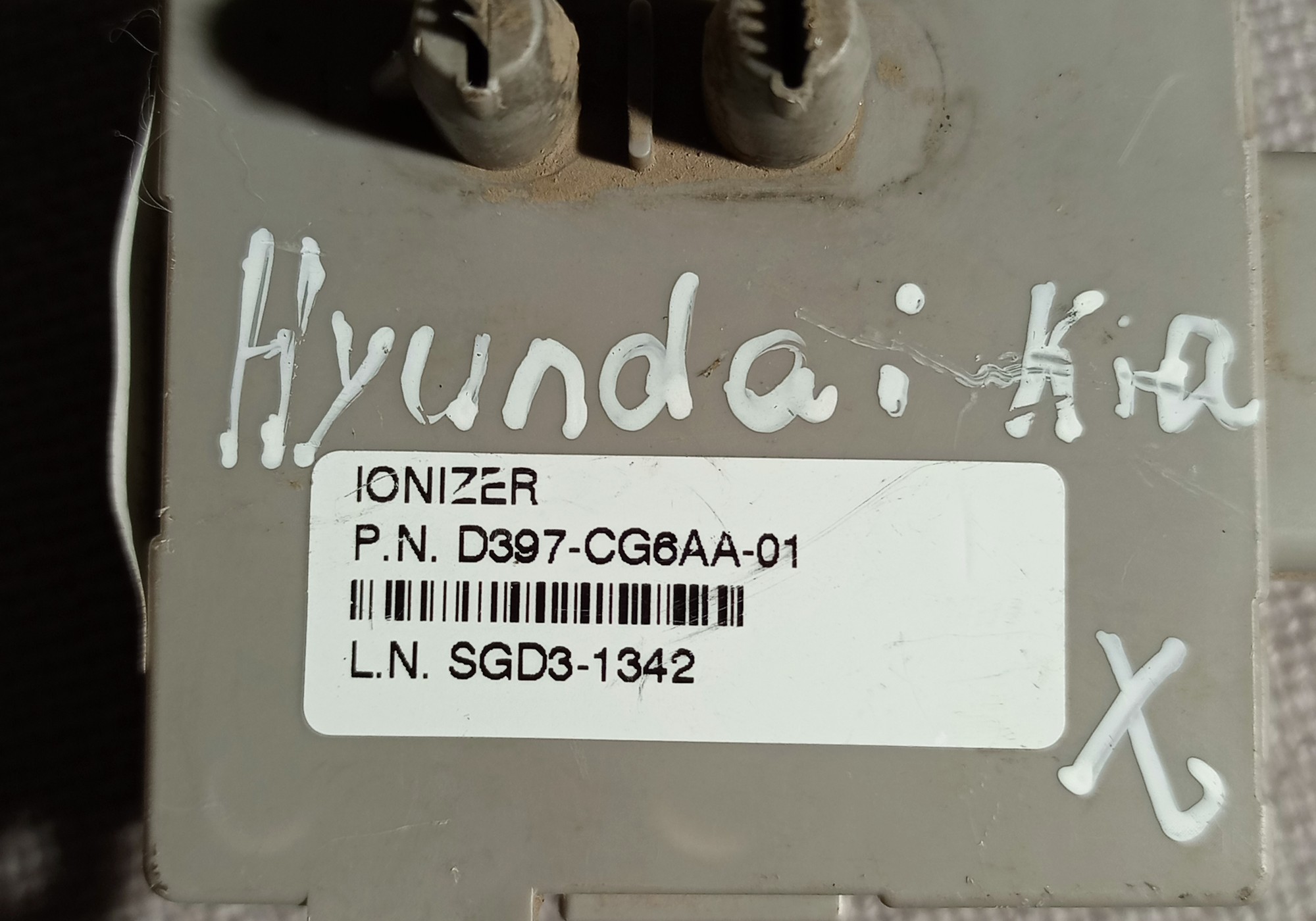 D397CG6AA01 Ионизатор воздуха для Hyundai Santa Fe II (с 2004 по 2012)