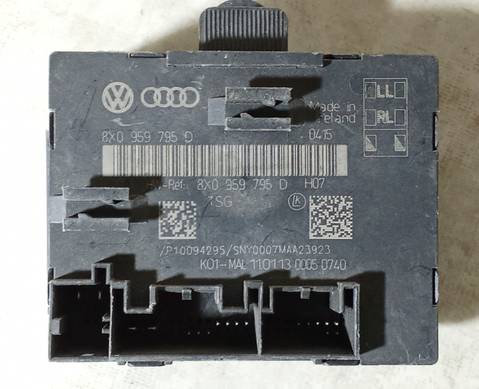 8X0959795D Блок комфорта задних дверей для Skoda Superb II (с 2008 по 2015)