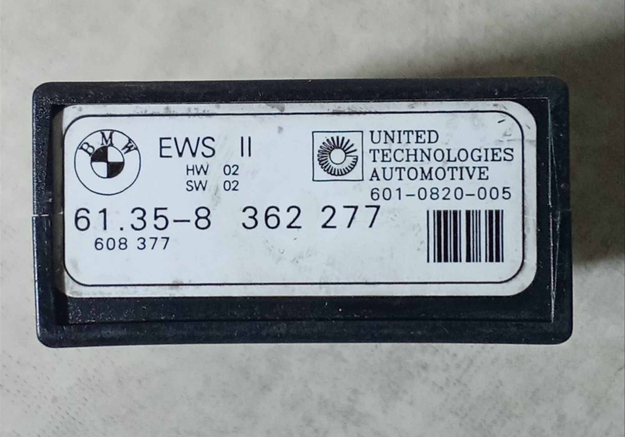 61358362277 Блок иммобилайзера для BMW 3 E36 (с 1990 по 2000)