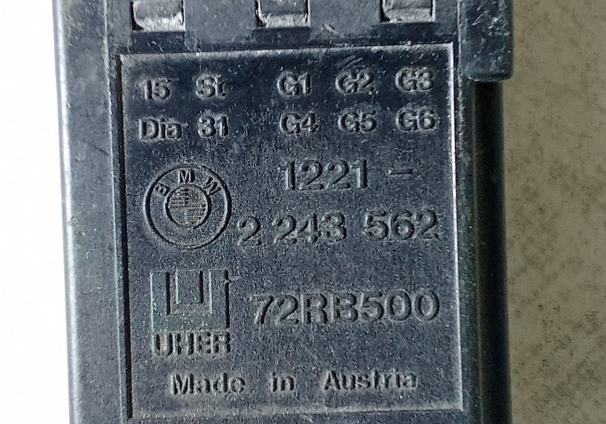 12212243562 Реле свечей накала для BMW 3 E36 (с 1990 по 2000)