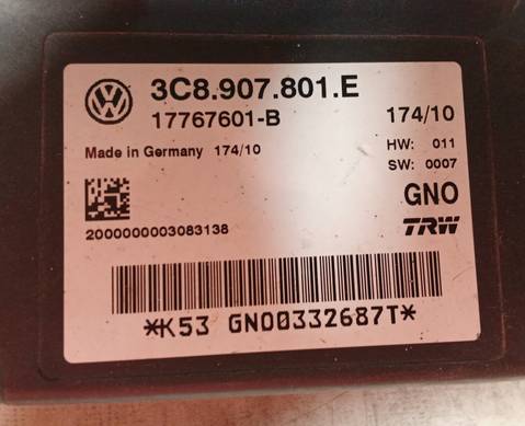 3C8907801E Блок управления парковочным тормозом для Volkswagen Passat CC