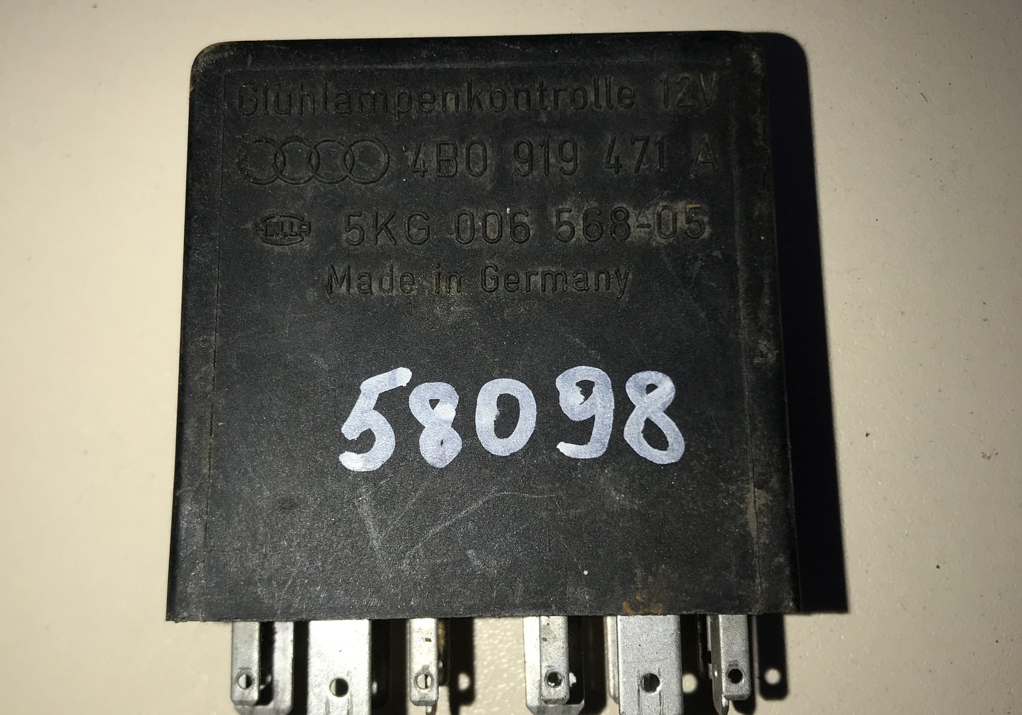 4B0919471A Реле света фар для Skoda Fabia I (с 1999 по 2008)
