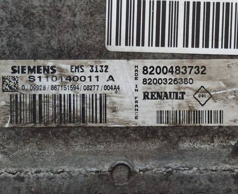 8200483732 Блок управления двигателем для Renault