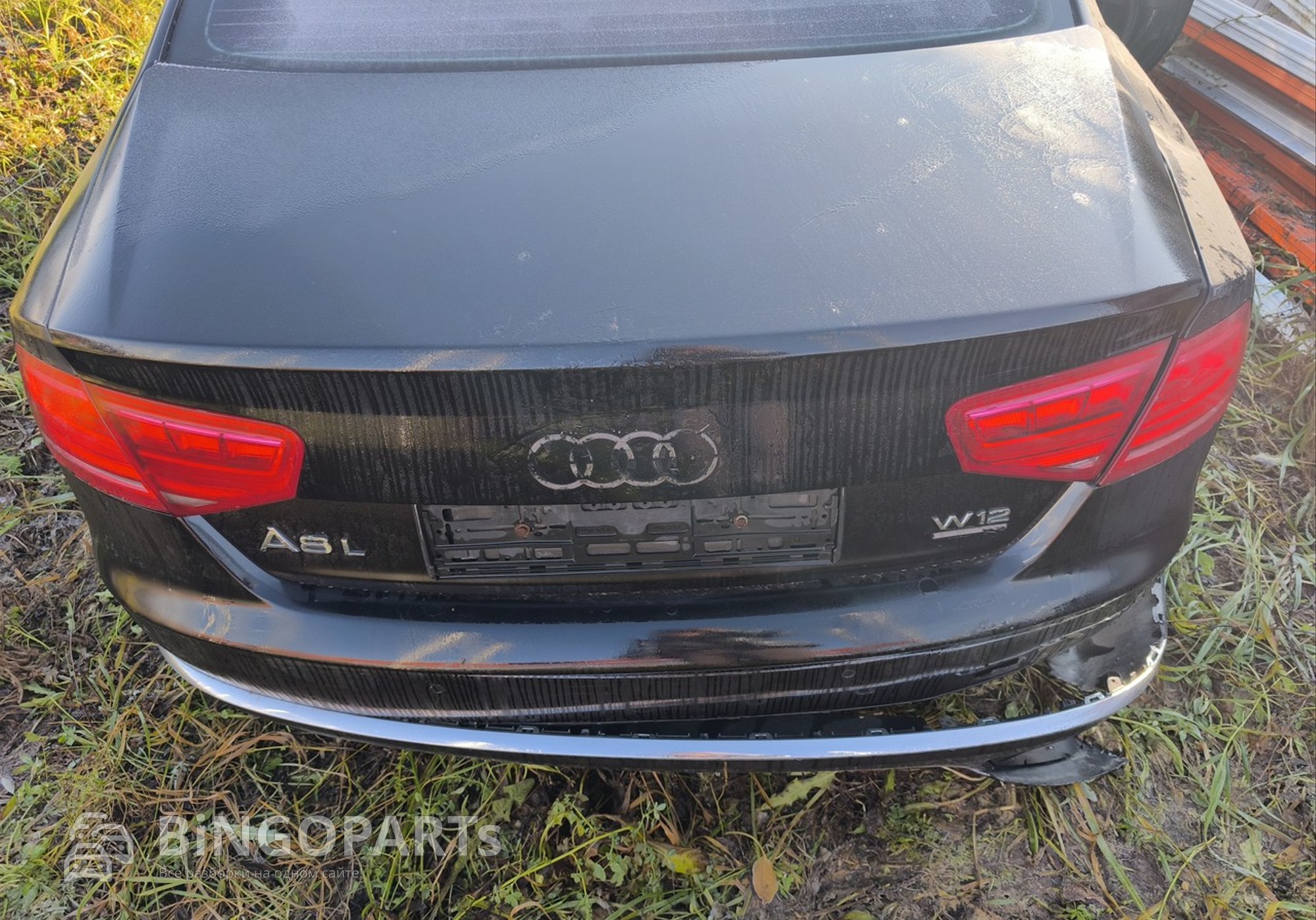 4H0827023B Крышка багажника черная для Audi A8 D4 (с 2009 по 2017)