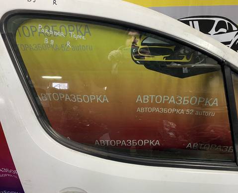 Стекло двери передней правой Партнёр В9 для Peugeot Partner II (с 2008 по 2015)