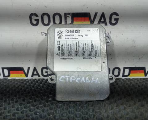 1C0909605K Блок управления AIRBAG для Skoda Superb I (с 2001 по 2008)