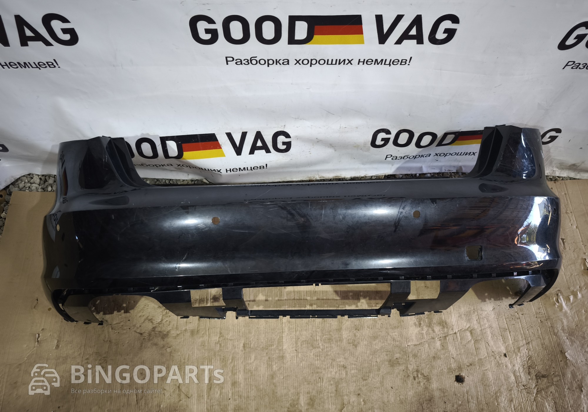 8V4807511 Бампер задний черный A3 8V 2012-2016 хэтчбек для Audi A3 8V (с 2012 по 2020)