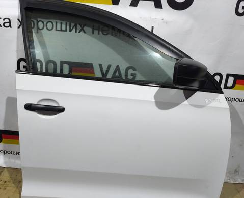 5JA831052B Дверь передняя правая белая для Skoda Rapid I (с 2012 по 2020)