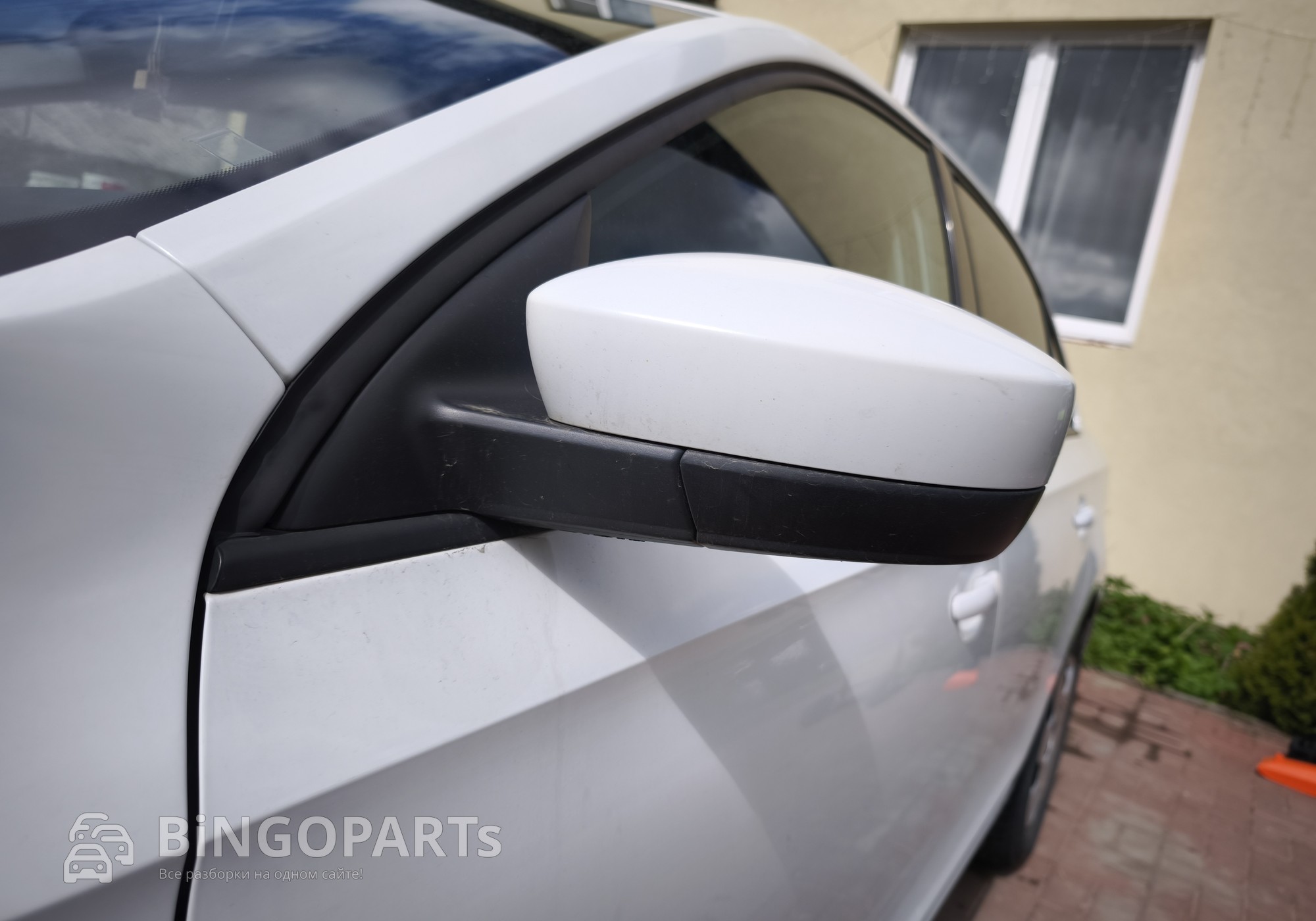 5JB857501M Зеркало заднего вида боковое левое для Skoda Rapid I (с 2012 по 2020)