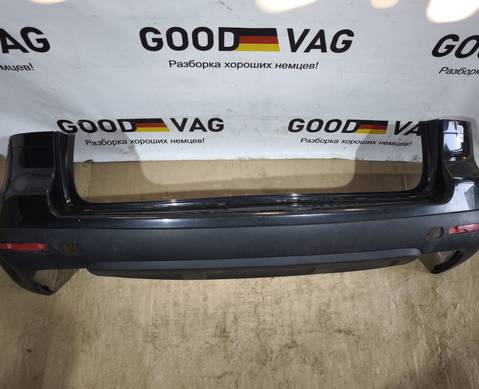7L6807421 Бампер задний черный 2002-2009 дизель для Volkswagen Touareg I (с 2002 по 2010)