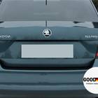 Задняя часть кузова с крышкой багажника серо-синяя для Skoda Rapid I (с 2012 по 2020)