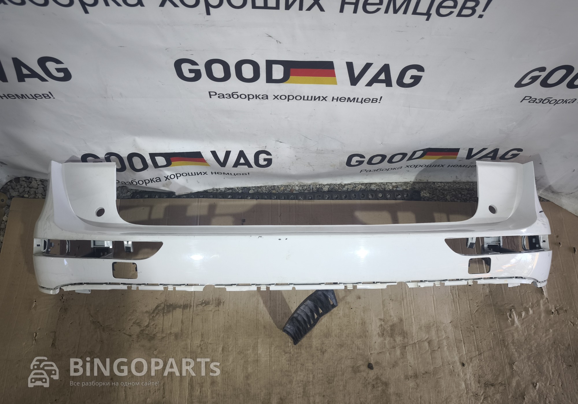8R0807511 Бампер задний белый Q5 8R 2008-2012 для Audi Q5 8R (с 2008 по 2017)