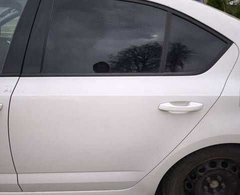 5E5833055B Дверь задняя левая белая для Skoda Octavia III (с 2012)