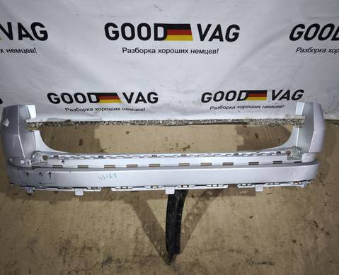 562807421 Бампер задний серебристый Кодиак 1 2016-2022 для Skoda Kodiaq (с 2016)