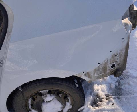 60U809837 Крыло заднее левое белое для Skoda Rapid II (с 2020)