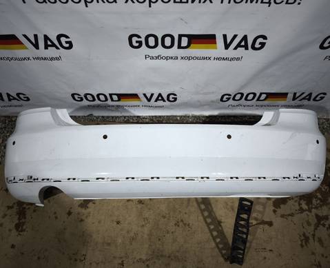 6RU807421D Бампер задний белый Поло 5 2015-2020 для Volkswagen Polo V (с 2009 по 2020)