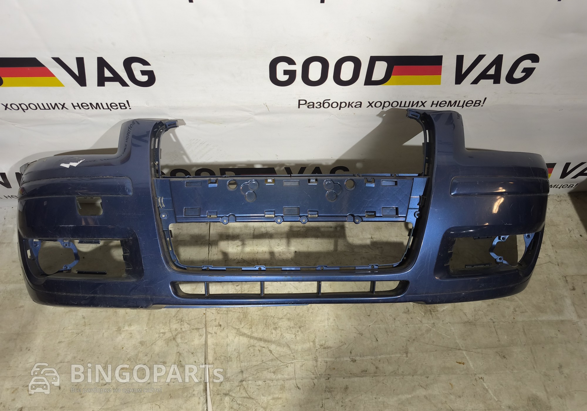 8P4807437 Бампер передний темно-синий A3 8P 2004-2008 для Audi A3 8P (с 2003 по 2013)