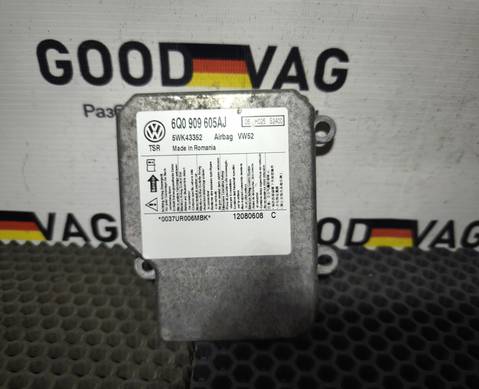 6Q0909605AJ Блок управления AIRBAG для Skoda Octavia II (с 2004 по 2013)