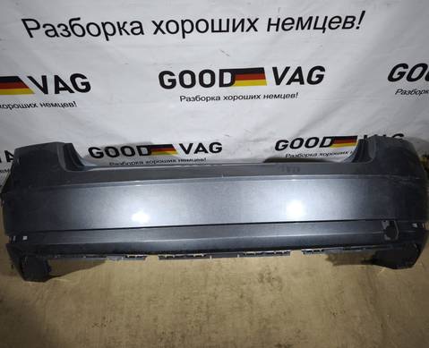 5EU807421B Бампер задний темно-серо-синий Октавия 3 (A7, А7) 2017-2020 для Skoda Octavia III (с 2012)