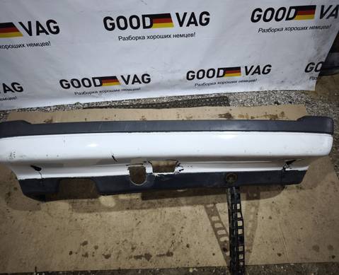 333807417B Бампер задний белый Пассат Б3 для Volkswagen Passat B3 (с 1988 по 1997)