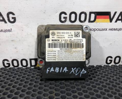 6R0959655K Блок управления AIRBAG для Skoda Fabia III (с 2014)