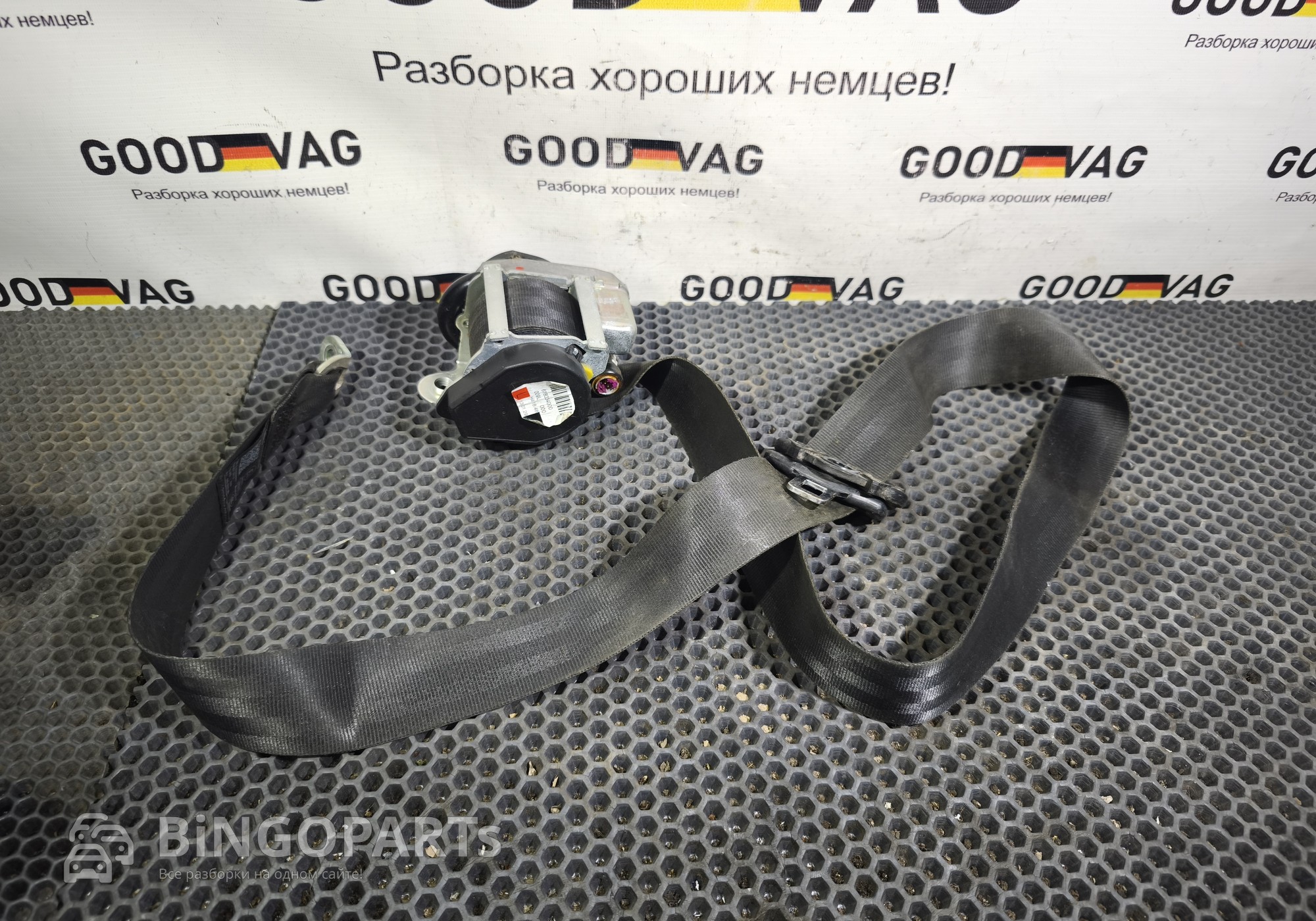 5L0857701A Ремень безопасности с пиропатроном передний левый для Skoda Yeti (с 2009 по 2018)