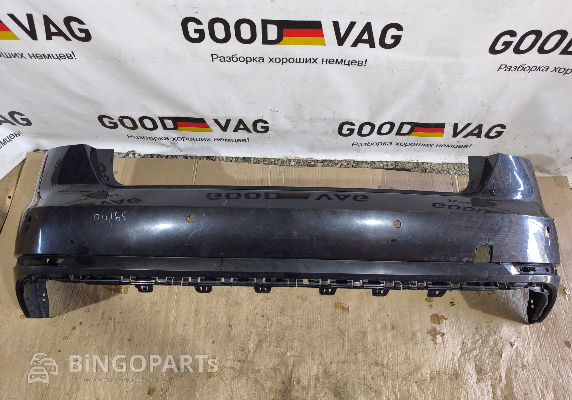 8W5807511F Бампер задний черный A4 B9 2015-2020 для Audi A4 B9 (с 2015)