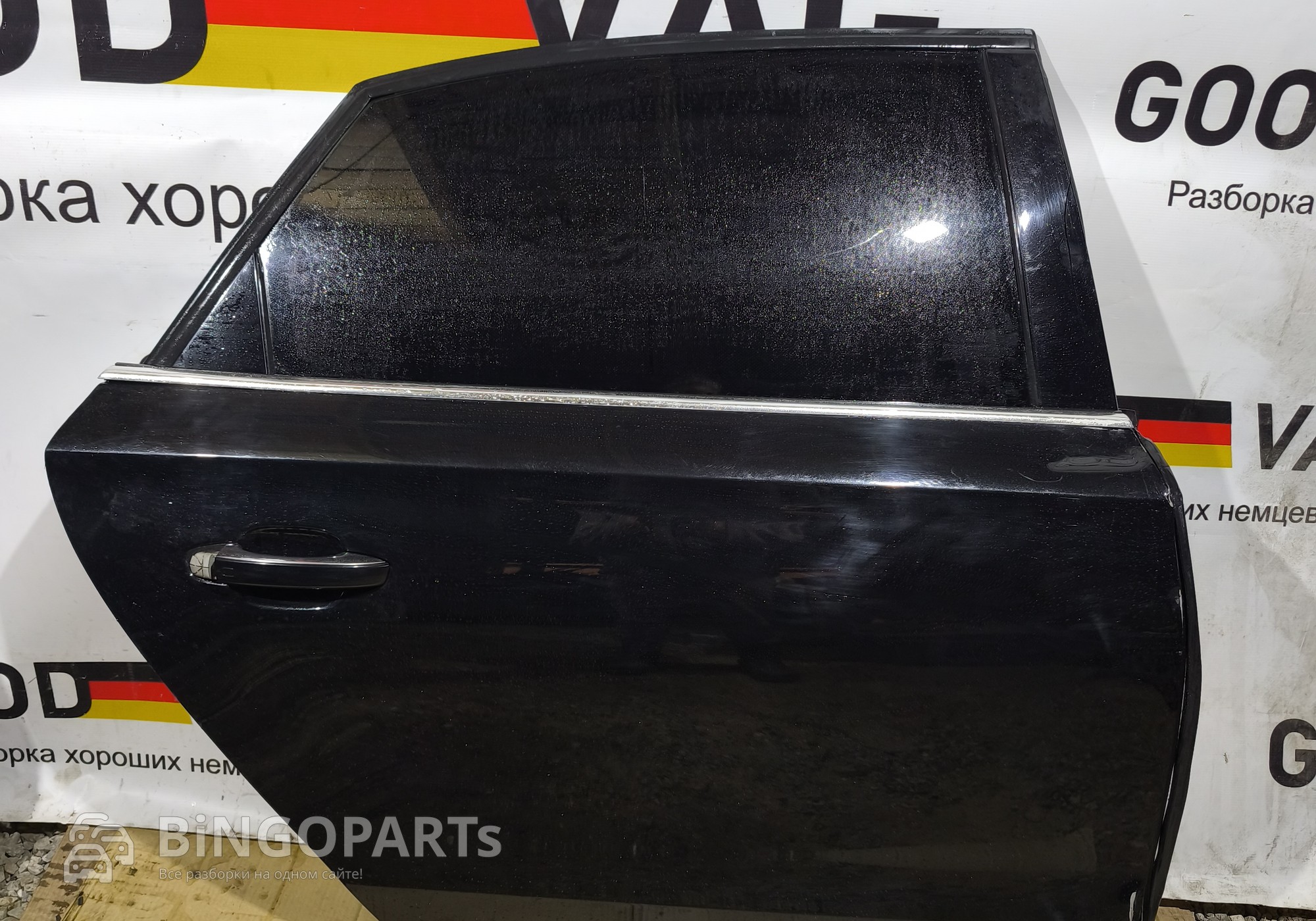 4H4833052D Дверь задняя правая черная для Audi A8 D4 (с 2009 по 2017)